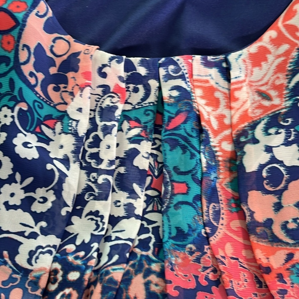 Multi Colored Patterned Dress - image 6